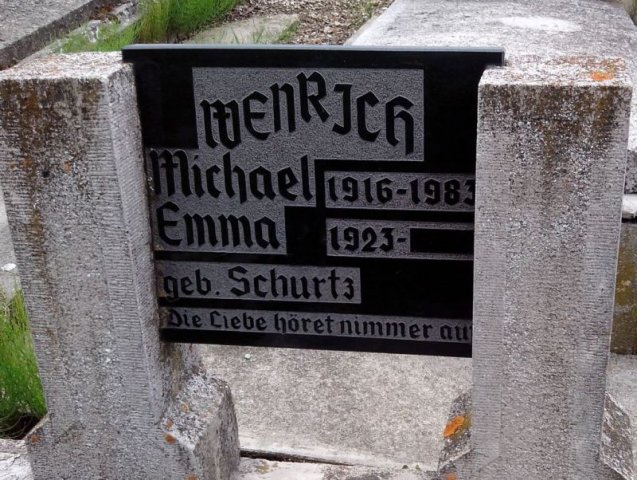 Wenrich Michael 1916-1983 Grabstein